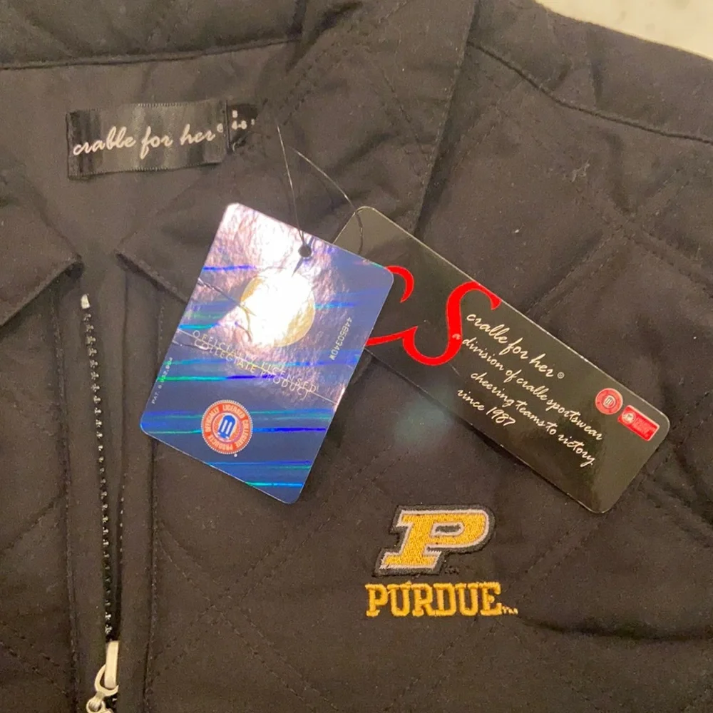 Brand new women’s Purdue jacket/coat with full zipper - Picture 3 of 8